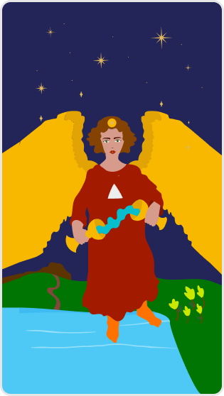 Denge tarot kartı