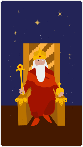 İmparator (The Emperor) tarot kartı