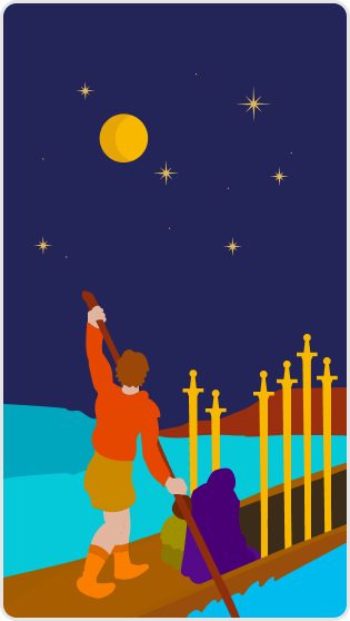 Kılıç Altılısı tarot kartı