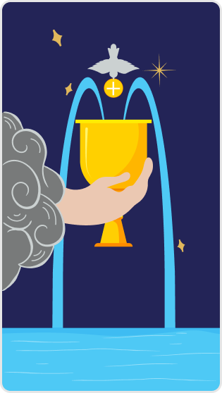 Kupa Ası tarot kartı