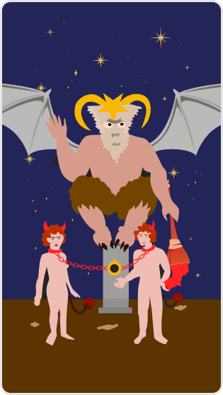 Şeytan tarot kartı