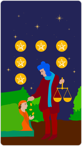 Tılsım Altılısı tarot kartı