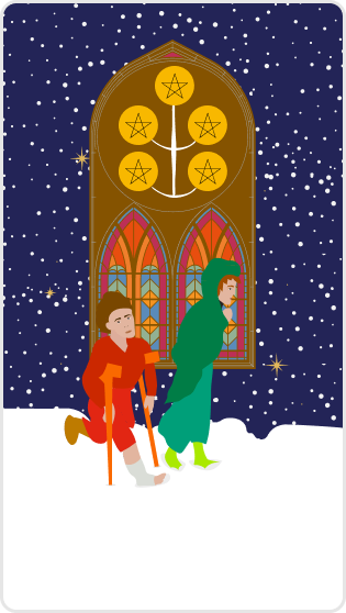 Tılsım Beşlisi tarot kartı