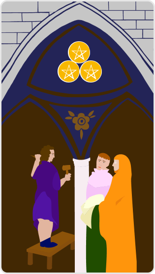 Tılsım Üçlüsü tarot kartı