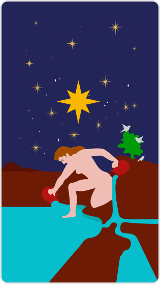 Yıldız tarot kartı